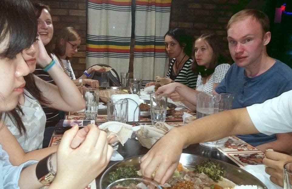 ISG at Gursha Ethiopian Restaurant 17 Sept 2016